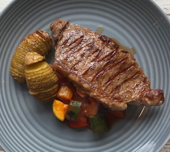 Striploin steak recipe