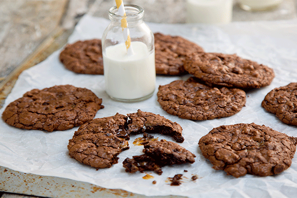 Chocolate brownie cookies