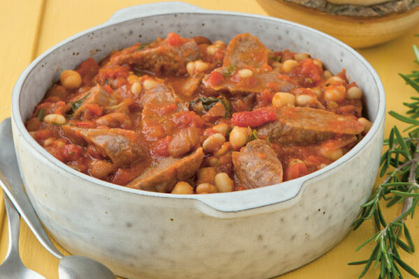 Mixed Bean and Sausage Casserole