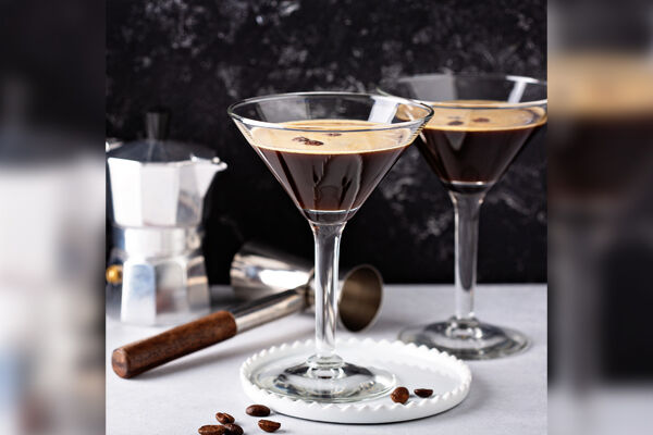 Espresso martini cocktail