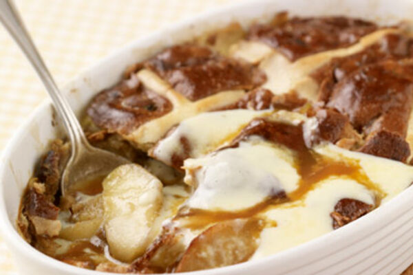 Easter Bread and Butter Pudding