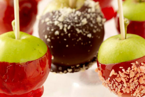 Chocolate & Caramel Candy Apples