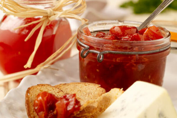 Red Cherry Tomato and Thyme Chutney