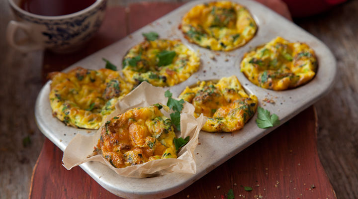 Courgette egg muffins recipe
