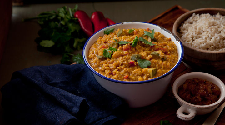 Indian red lentil dahl recipe