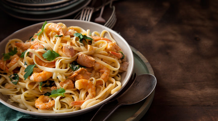 Mixed seafood pasta recipe