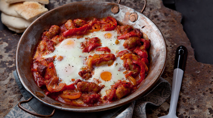 Morrocan baked eggs recipe