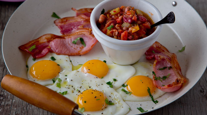 Bacon egg salsa recipe