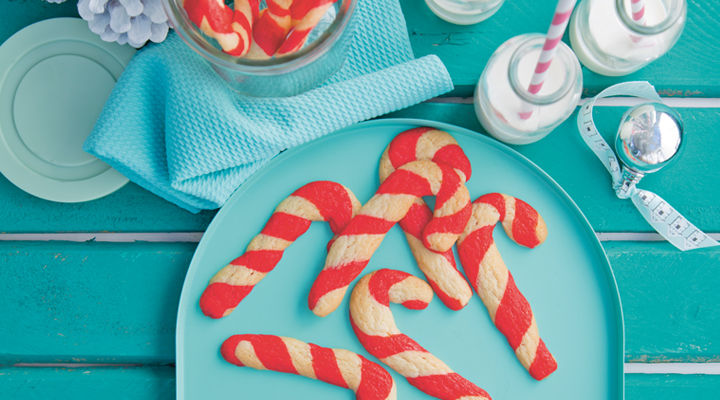 Candy cane cookies recipe