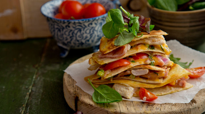 Chicken bacon quesadilla recipe