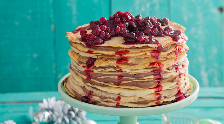 Chocolate mousse crepe cake recipe2