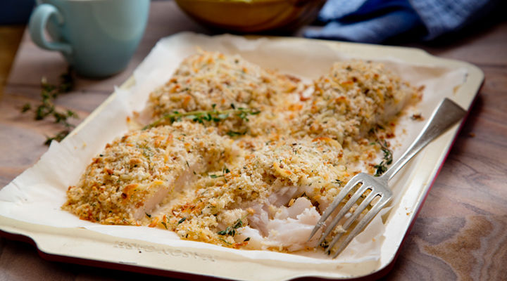 Hake lemon herb crust recipe