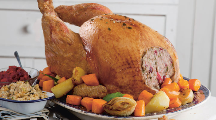 Kevin s christmas turkey two stuffings recipe