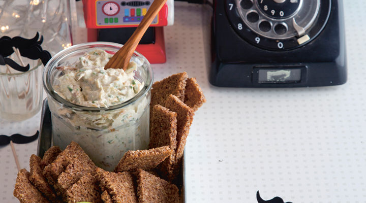 Mackerel pate green apple rye toasts recipe