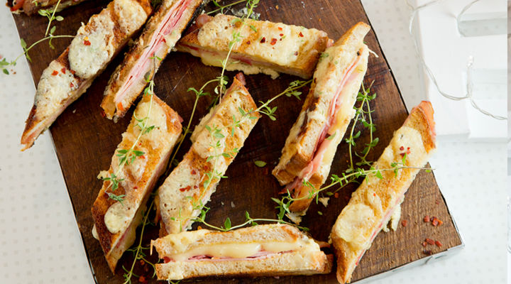 Mini croque monsieurs recipe