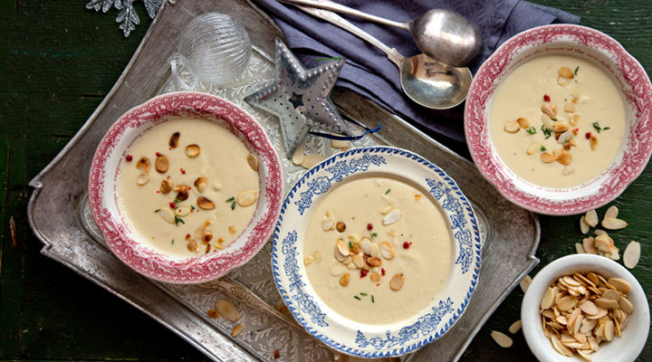 Parsnip almond soup recipe