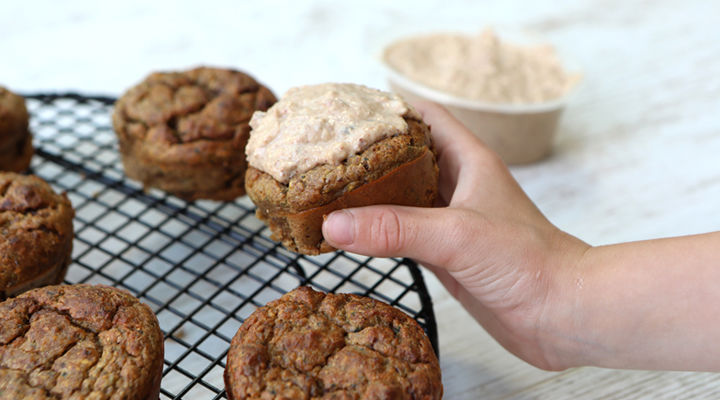 Peanut courgette cupcakes recipe
