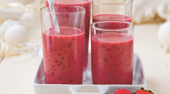 Peppy berry smoothie recipe
