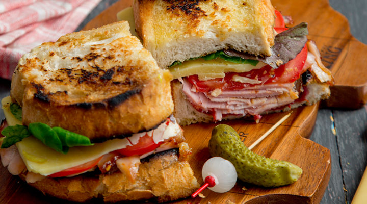 Ploughman s sandwich leftover ham redcurrant glaze rhubarb chutney recipe