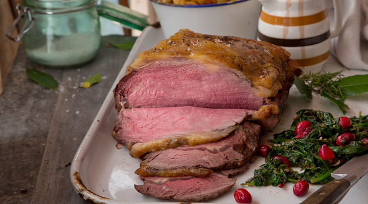 Roast striploin beef port orange gravy recipe