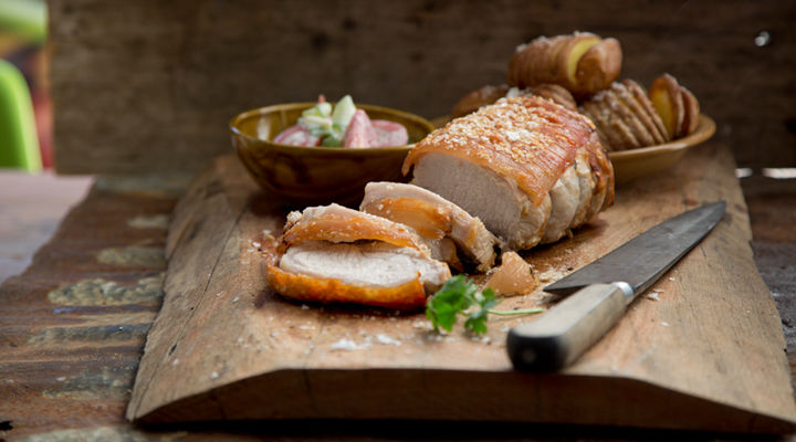 Roasted eye pork loin recipe