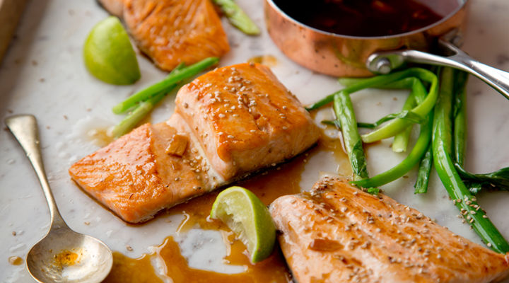 Salmon soy sesame dressing recipe