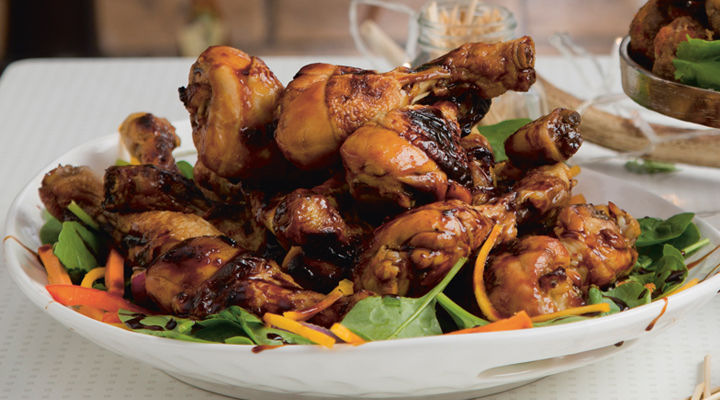 Sticky barbecue chicken 2recipe