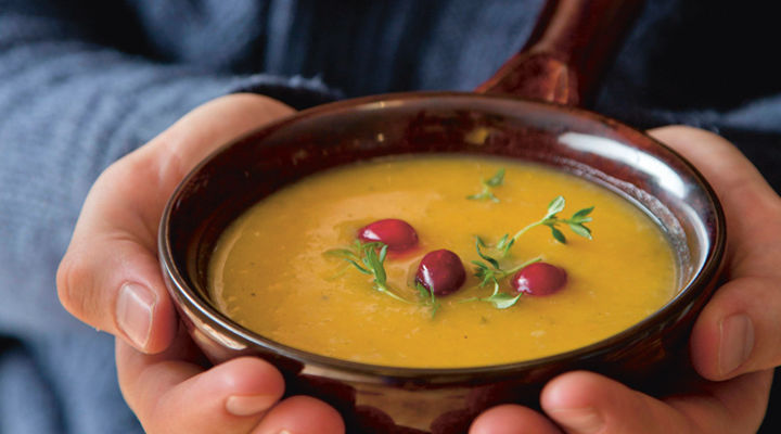 Sweet chestnut parsnip soup recipe