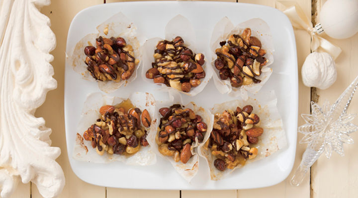 Toasted nut clusters recipe