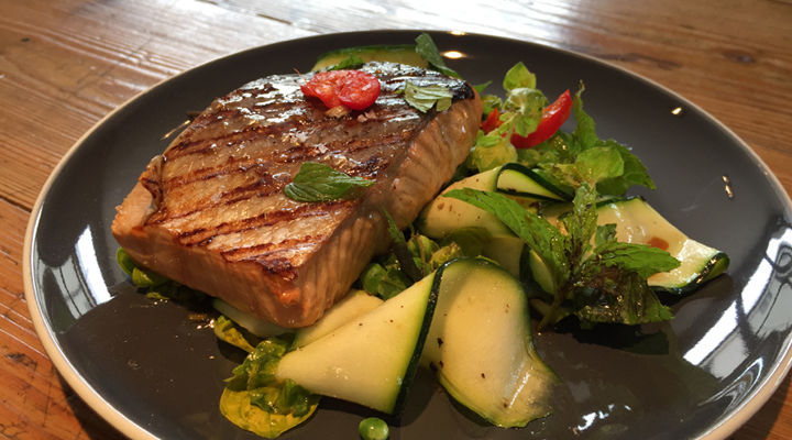 Crispy salmon recipe