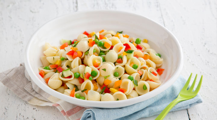 Eat the rainbow pasta recipe