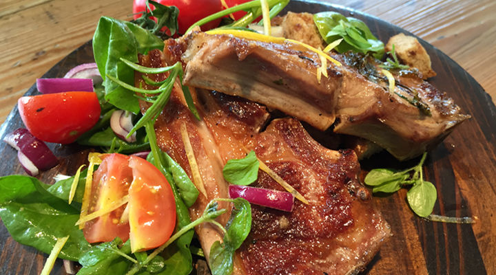 Grilled lamb sourdough recipe