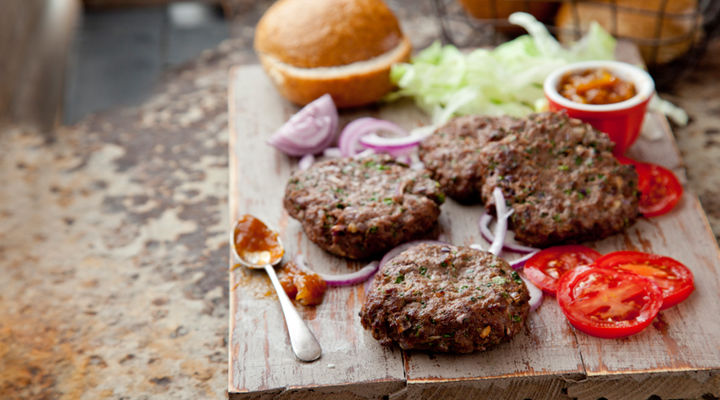 Healthy homemade burgers recipe