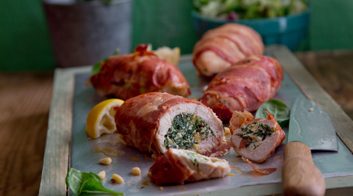 Roast stuffed chicken fillet recipe