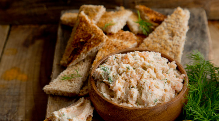 Smoke salmon lemon dill recipe