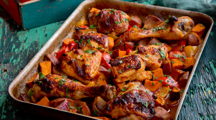 Sweet smokey roast chicken recipe
