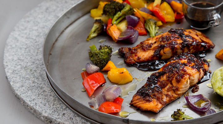 Teriyaki salmon recipe