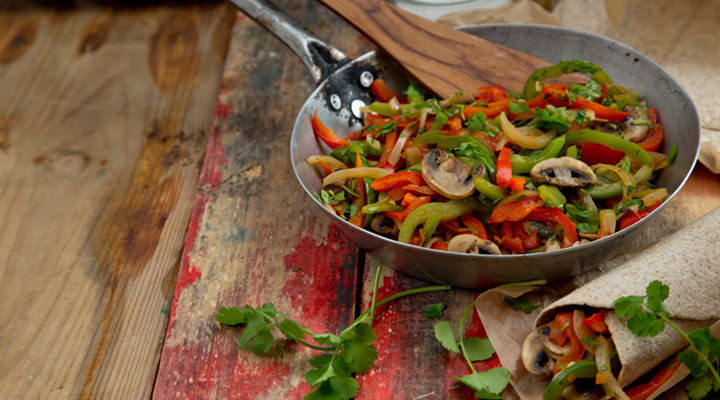 Vegetable fajitas recipe