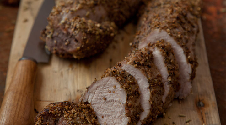 Roast pork fillets recipe