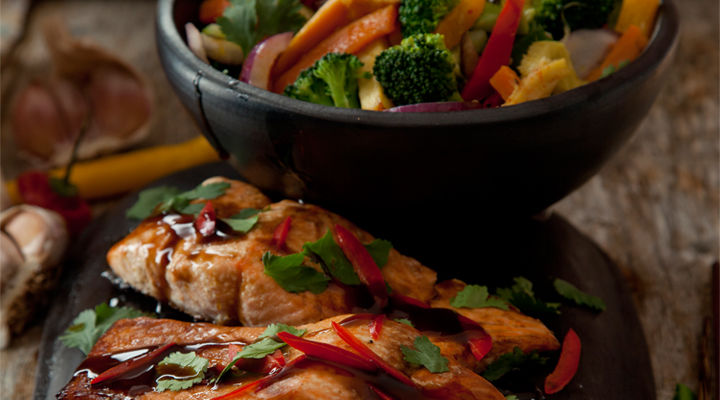 Terriyaki salmon recipe