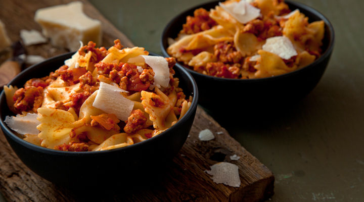 Turkey mince pasta recipe