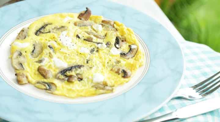 Mushroom omelette recipe