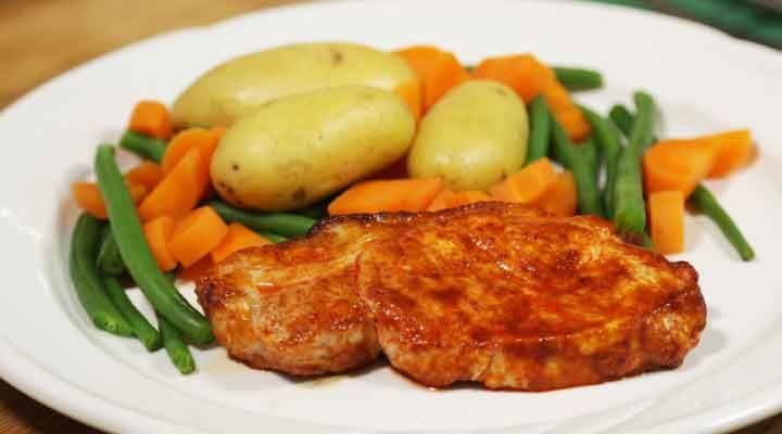 Smokey pork chops recipe