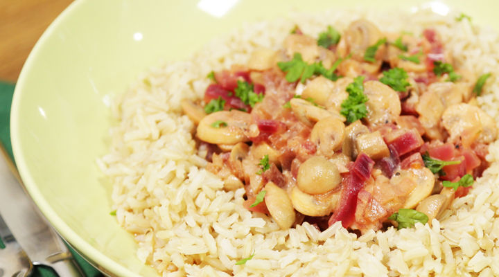 Mushroom Stroganoff