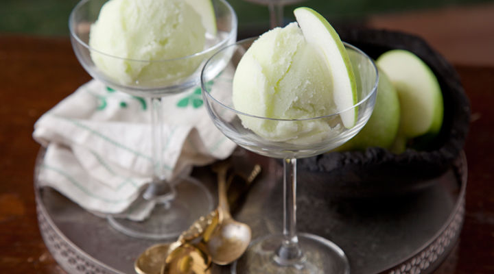 Centenary 1916 green apple sorbet