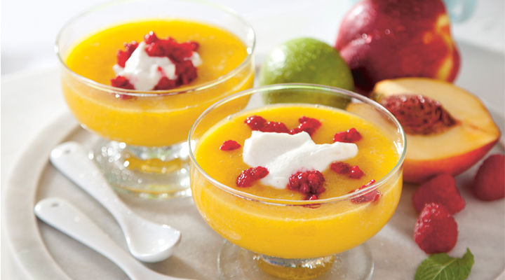 Claire peach melba