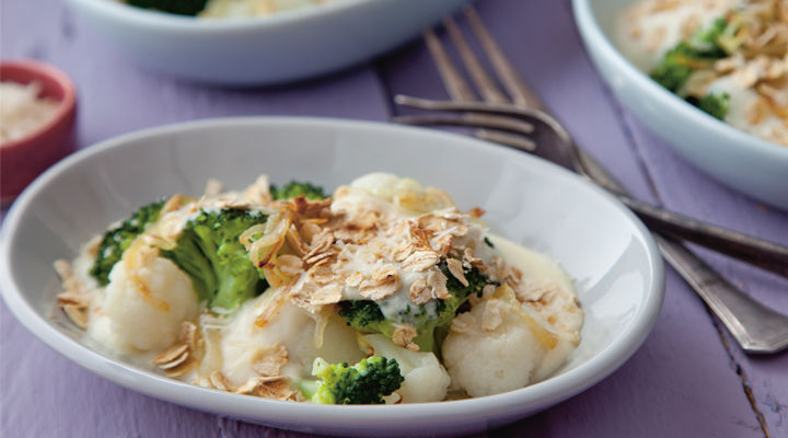 David brocolli cauliflower gratin