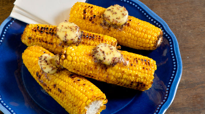 Grilled Corn on the Cob with Irish Seaweed Butter