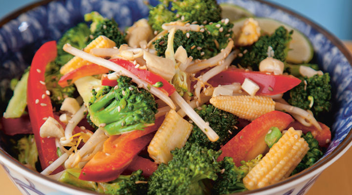 Happy asian broccoli salad