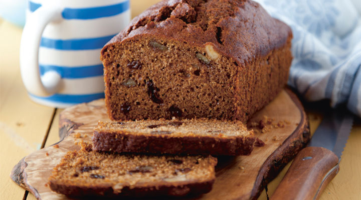 Happy banana walnut cake